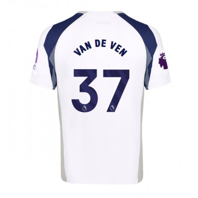 Moški Nogometni dresi Tottenham Hotspur Micky van de Ven #37 Domači 2025-26 Kratek Rokav Moški Nogometni dresi Tottenham Hotspur Micky van de Ven #37 Domači 2025-26 Kratek Rokav